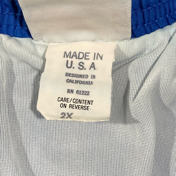 Hobie Swim Trunks Shorts Bottoms Vintage 70s Blue Retro 2X - Picture 2 of 7